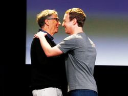 zukerberg og Bill Gates