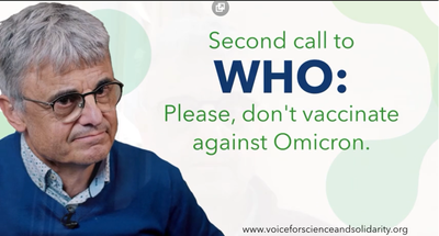 Dont vaccine against Omricon